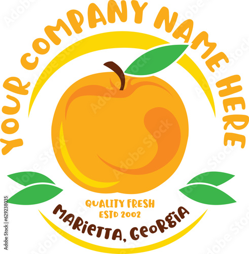 Peach Logo (ID: 629238035)