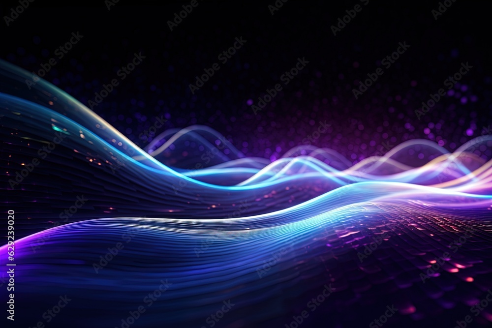 abstract futuristic background with pink blue glowing neon moving high speed wave lines and bokeh lights. Data transfer concept Fantastic wallpaper abstract futuristic background with pink blue glowing neon moving high speed wave lines and bokeh lights. Data transfer concept Fantastic wallpaper
