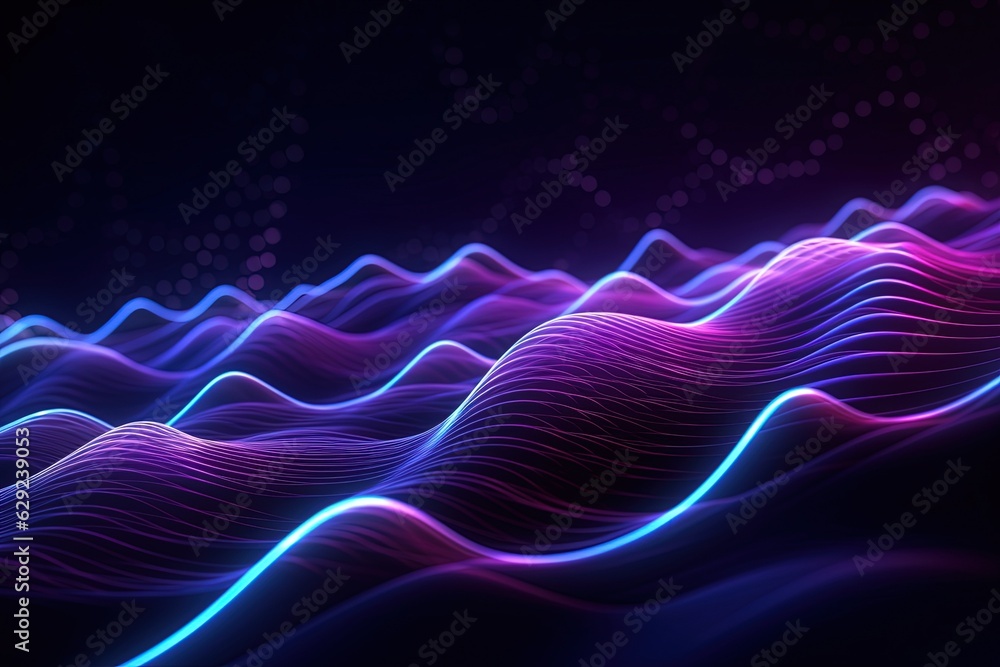 abstract futuristic background with pink blue glowing neon moving high speed wave lines and bokeh lights. Data transfer concept Fantastic wallpaper abstract futuristic background with pink blue glowing neon moving high speed wave lines and bokeh lights. Data transfer concept Fantastic wallpaper