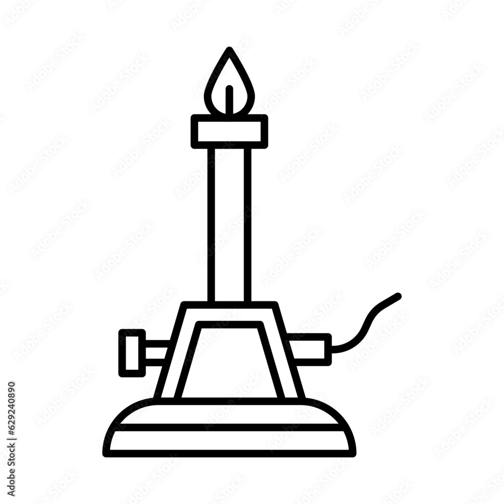 Bunsen Burner Icon Design Bunsen Burner Icon Design