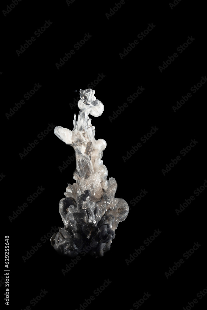 Acrylic colors and ink in water Abstract background Isolated. Acrylic colors and ink in water Abstract background Isolated.