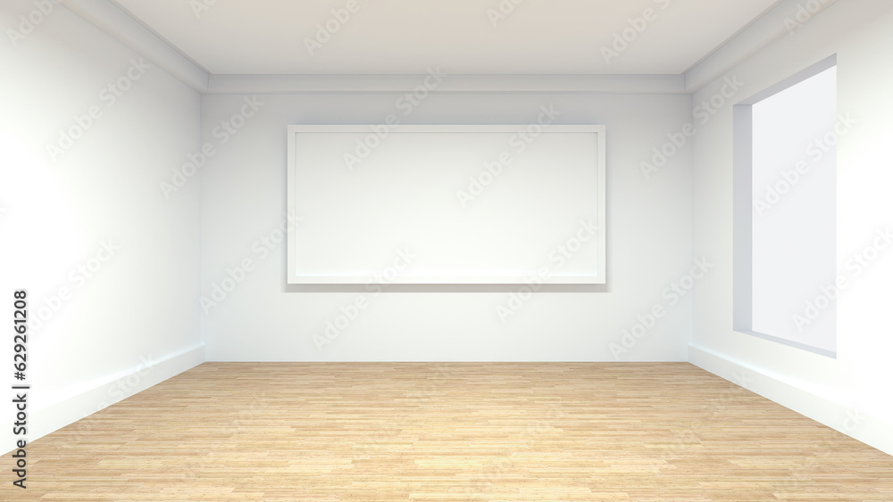 room with photo frame 3d rendering room with photo frame 3d rendering