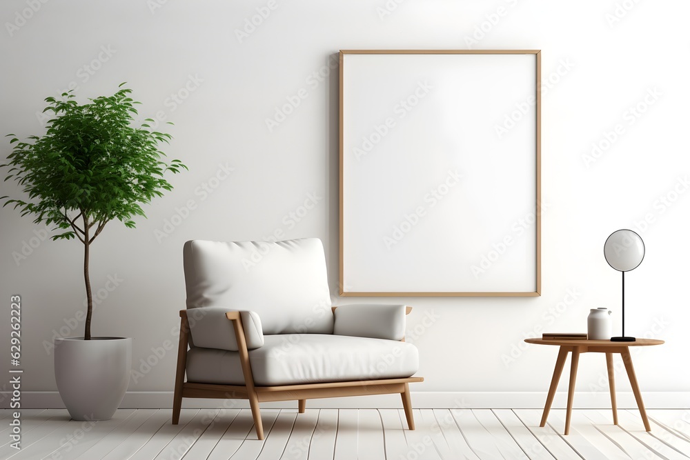 Well-Furnished Living Space, generative, ai Well-Furnished Living Space, generative, ai