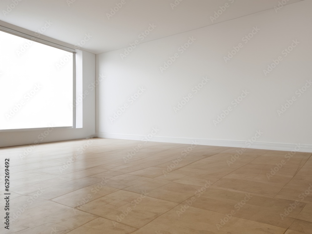 empty room with white wall and window empty room with white wall and window