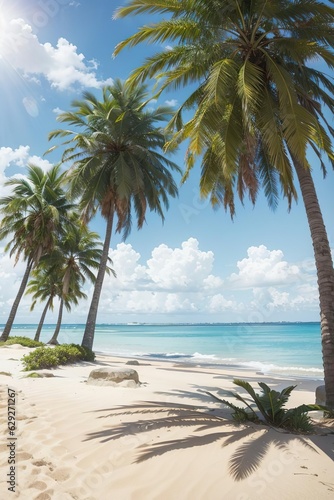 palm tree on the beach