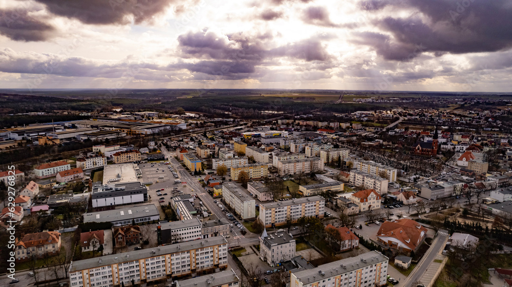Obraz premium Oborniki city Poland