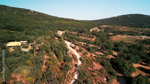 Cercedilla Aerial Footage Forest in Madrid photo