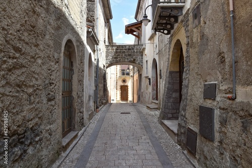 Fototapeta Naklejka Na Ścianę i Meble -  The village of Ruviano in Campania, Italy.