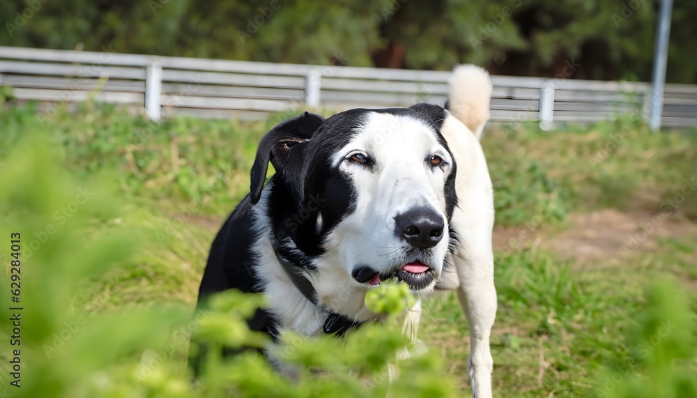 border collie dog., ai generated, , generated ai