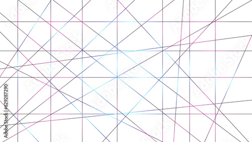 Colorful gradient chaotic line art abstract concept background vector design illustration, Random chaotic lines of modern design. Abstract direct gradient line chaotic pattern. vector illustration