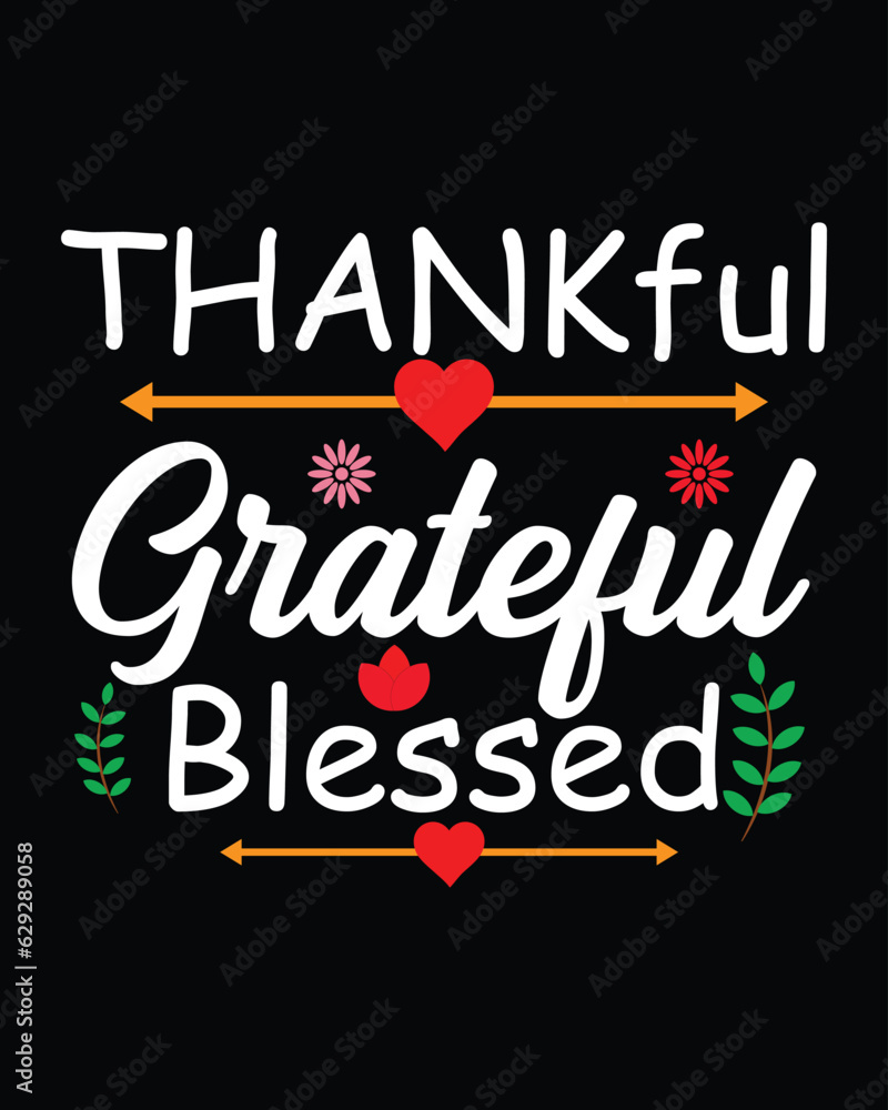 Happy Thanksgiving hand lettering. Handwritten text on black background with leafs and pumpkin. Vector illustration. Happy Thanksgiving hand lettering. Handwritten text on black background with leafs and pumpkin. Vector illustration.