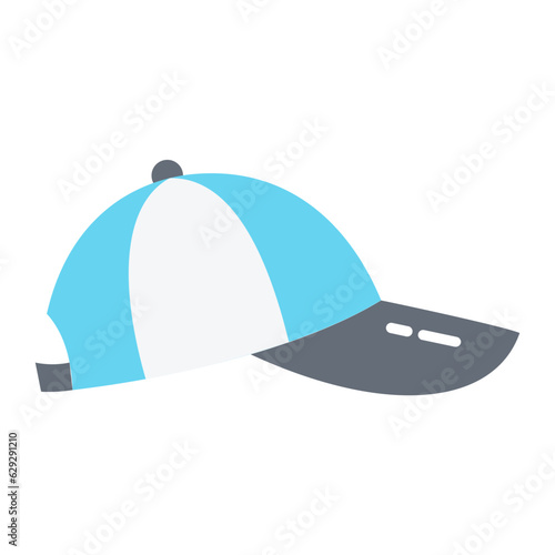 Baseball Cap Flat Icon