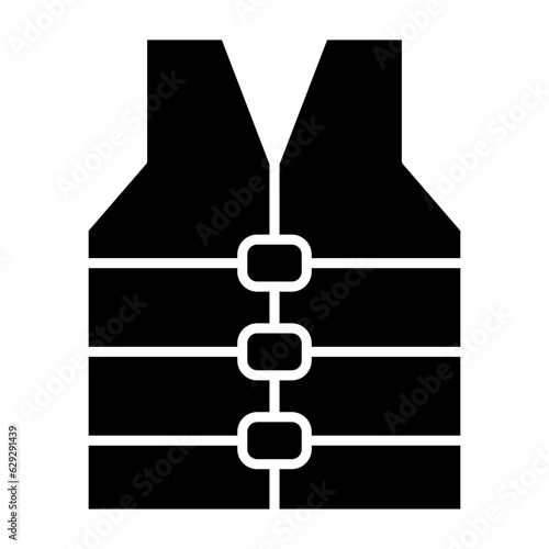 Life Jacket Glyph Icon