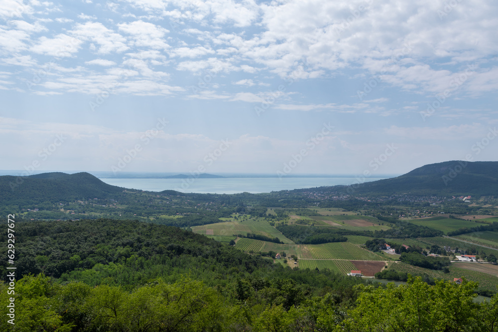 View of lake Balaton in Hungary