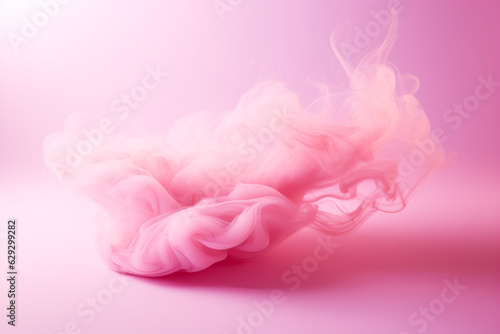 pink smoke on a pink pastel background, abstract