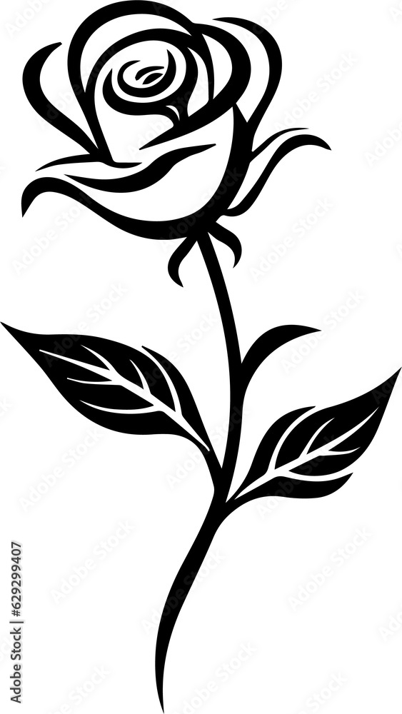 The rose graphic is a mesmerizing portrayal of nature's elegance The rose graphic is a mesmerizing portrayal of nature's elegance