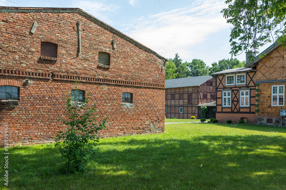 Traditional buildings of peasant architecture in Zulawy Wislane. Traditional buildings of peasant architecture in Zulawy Wislane.