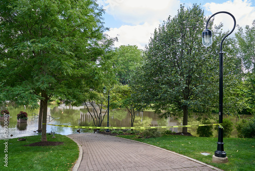 Naperville River Walk Flooded | Naperville Illinois 