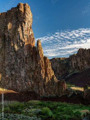 Sunrise in a desert canyon on the Owyhee River Idaho © knowlesgallery