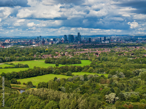 Obraz na plátně Manchester Skyline development.