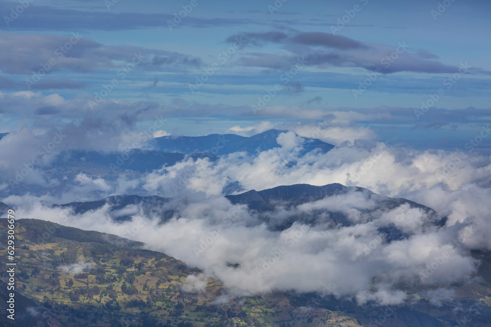 Foggy mountains in Colombia Foggy mountains in Colombia