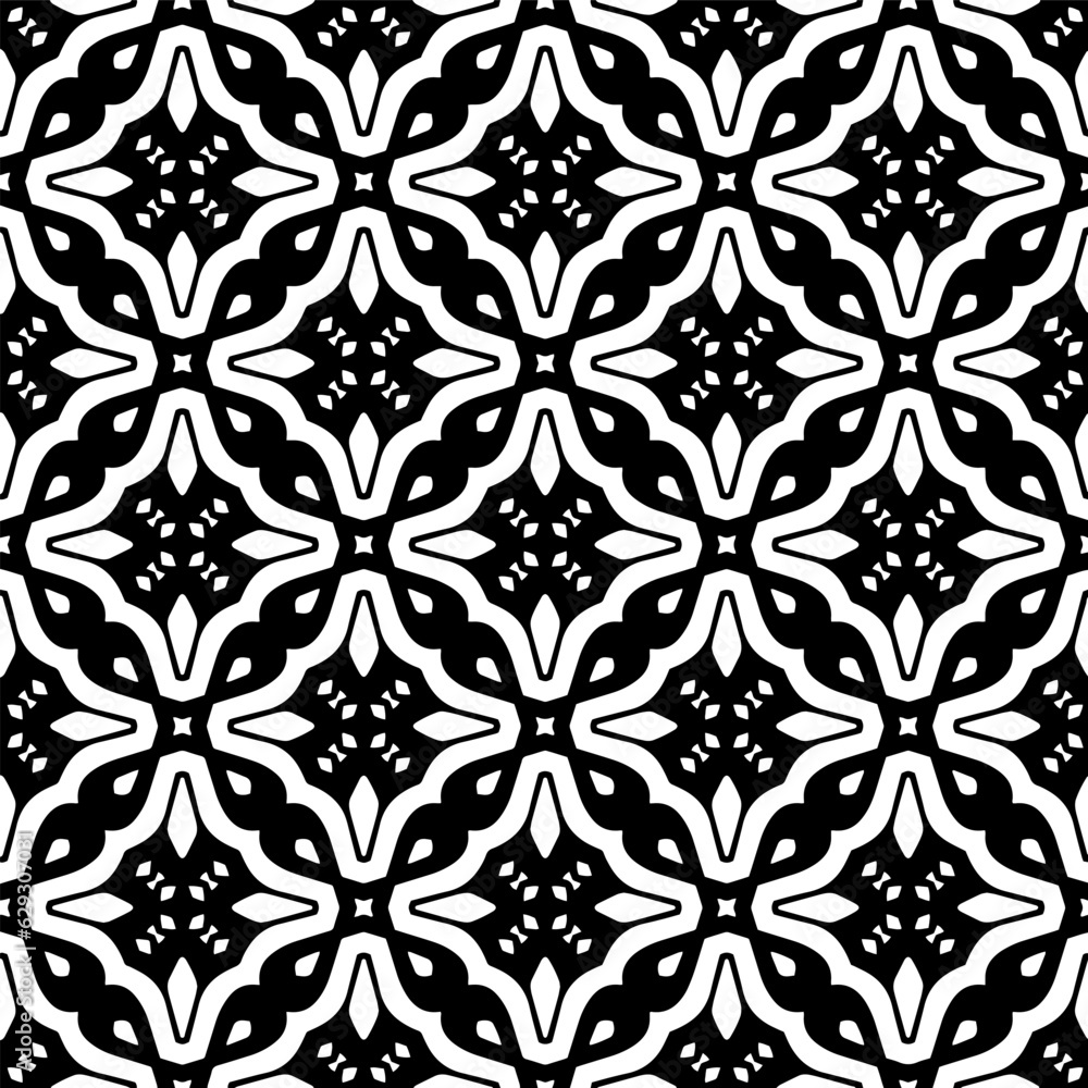 Black and white geometric seamless pattern with abstact shapes. Repeat pattern for fashion, textile design, on wall paper, wrapping paper, fabrics and home decor. Black and white geometric seamless pattern with abstact shapes. Repeat pattern for fashion, textile design, on wall paper, wrapping paper, fabrics and home decor.