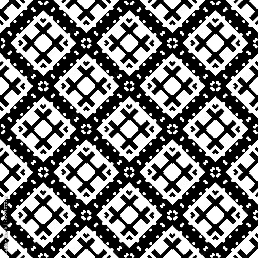 Black and white geometric seamless pattern with abstact shapes. Repeat pattern for fashion, textile design, on wall paper, wrapping paper, fabrics and home decor. Black and white geometric seamless pattern with abstact shapes. Repeat pattern for fashion, textile design, on wall paper, wrapping paper, fabrics and home decor.