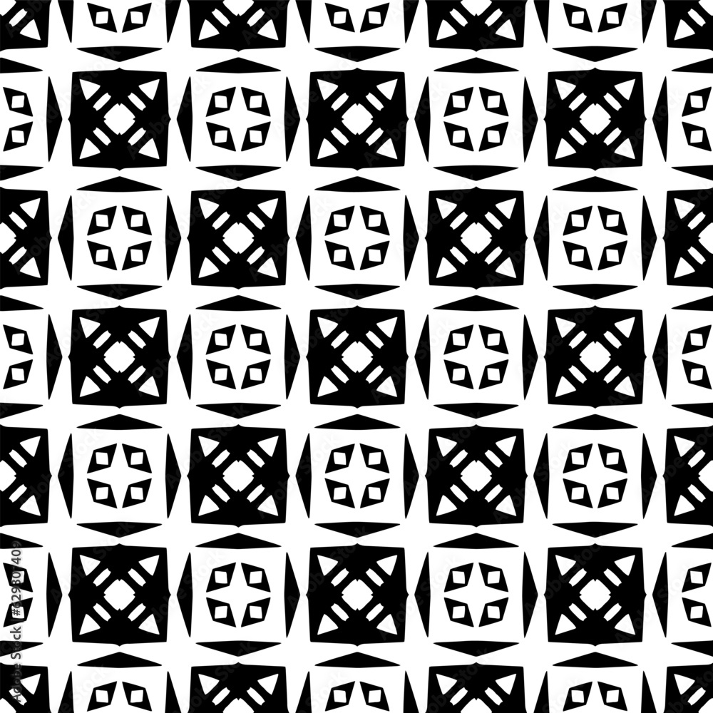 Black and white geometric seamless pattern with abstact shapes. Repeat pattern for fashion, textile design, on wall paper, wrapping paper, fabrics and home decor. Black and white geometric seamless pattern with abstact shapes. Repeat pattern for fashion, textile design, on wall paper, wrapping paper, fabrics and home decor.