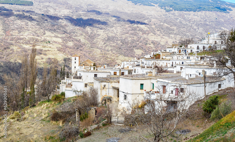 Bubion village in Alpajurra of Granada province, Spain