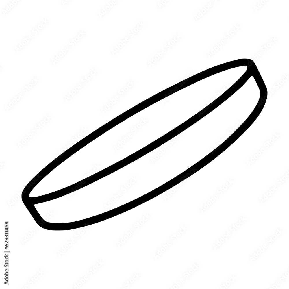 Circle line icon isolated on white background Circle line icon isolated on white background