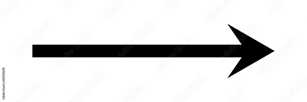Straight long right vector arrow icon Straight long right vector arrow icon