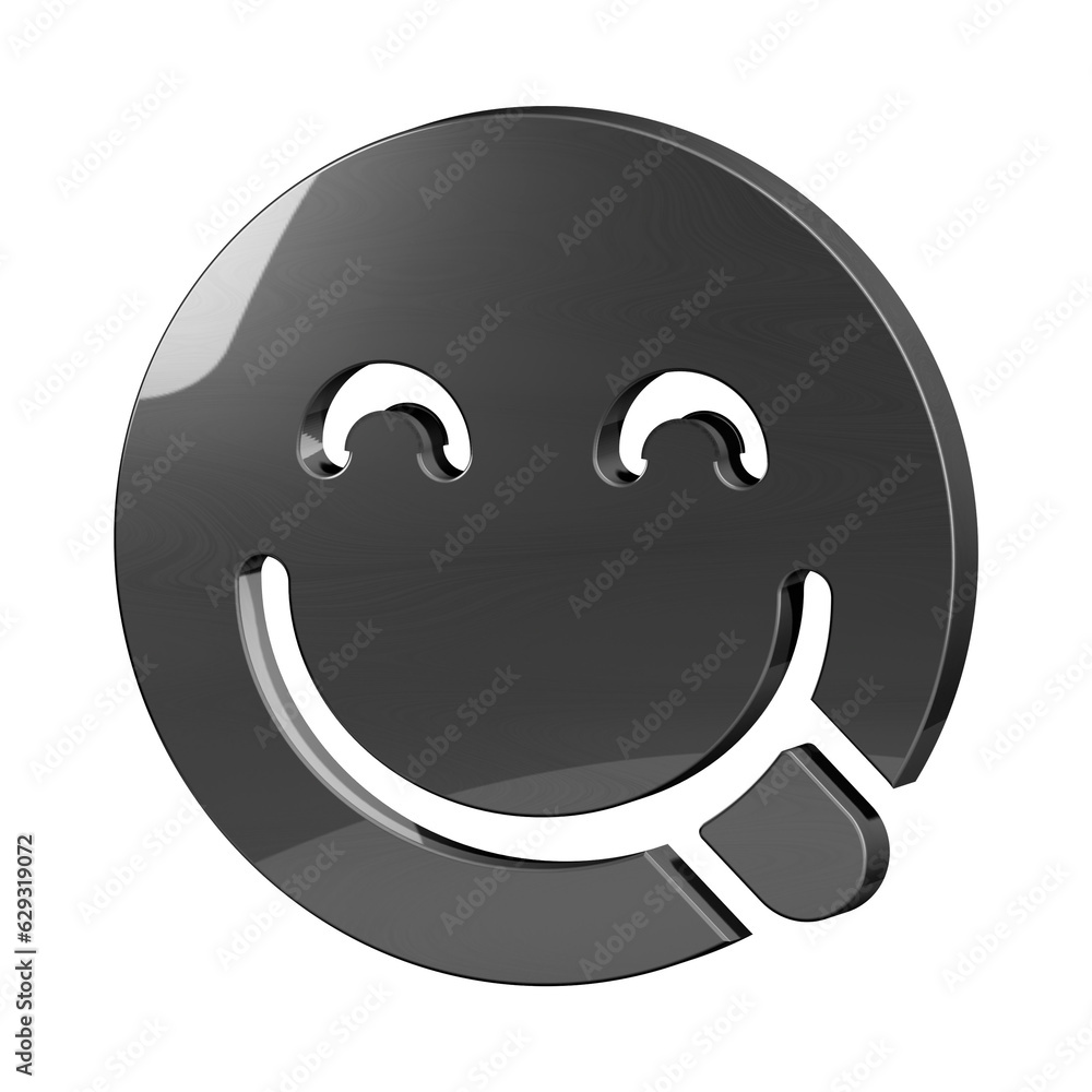 This is a beautifully designed 3D tongue icon with a beautiful metallic texture. This is a beautifully designed 3D tongue icon with a beautiful metallic texture.