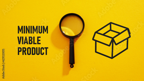 Minimum viable product MVP is shown using the text photo