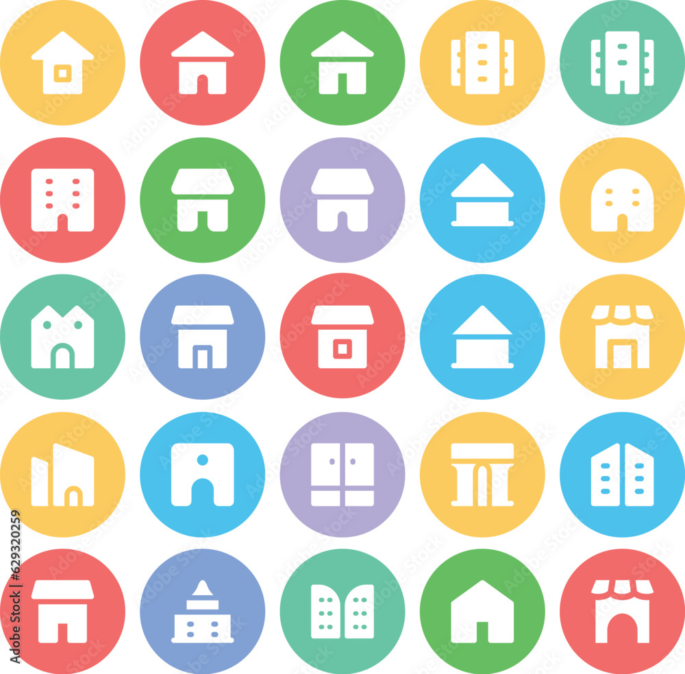 Set of Home Interior Bold Line Icons
Set of Home Interior Bold Line Icons