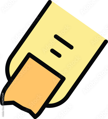Gluten intolerance icon outline vector. Free food. Diet vegan color flat