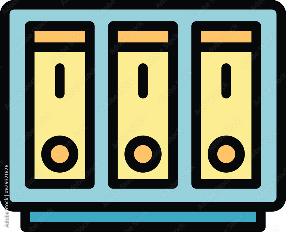 Gigabyte icon outline vector. Data memory. Mobile gb color flat Gigabyte icon outline vector. Data memory. Mobile gb color flat