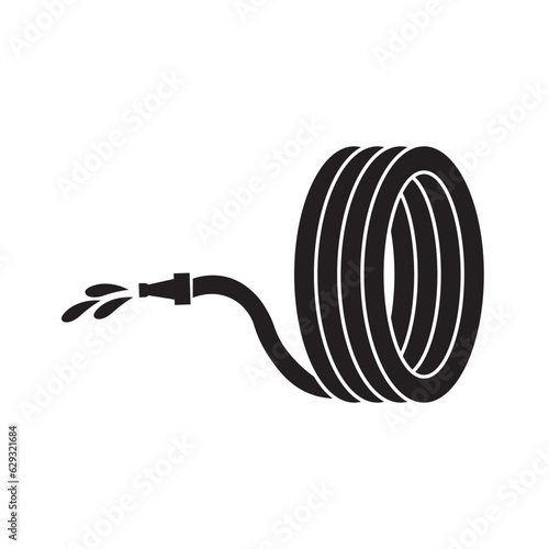 water hose icon logo vector design template