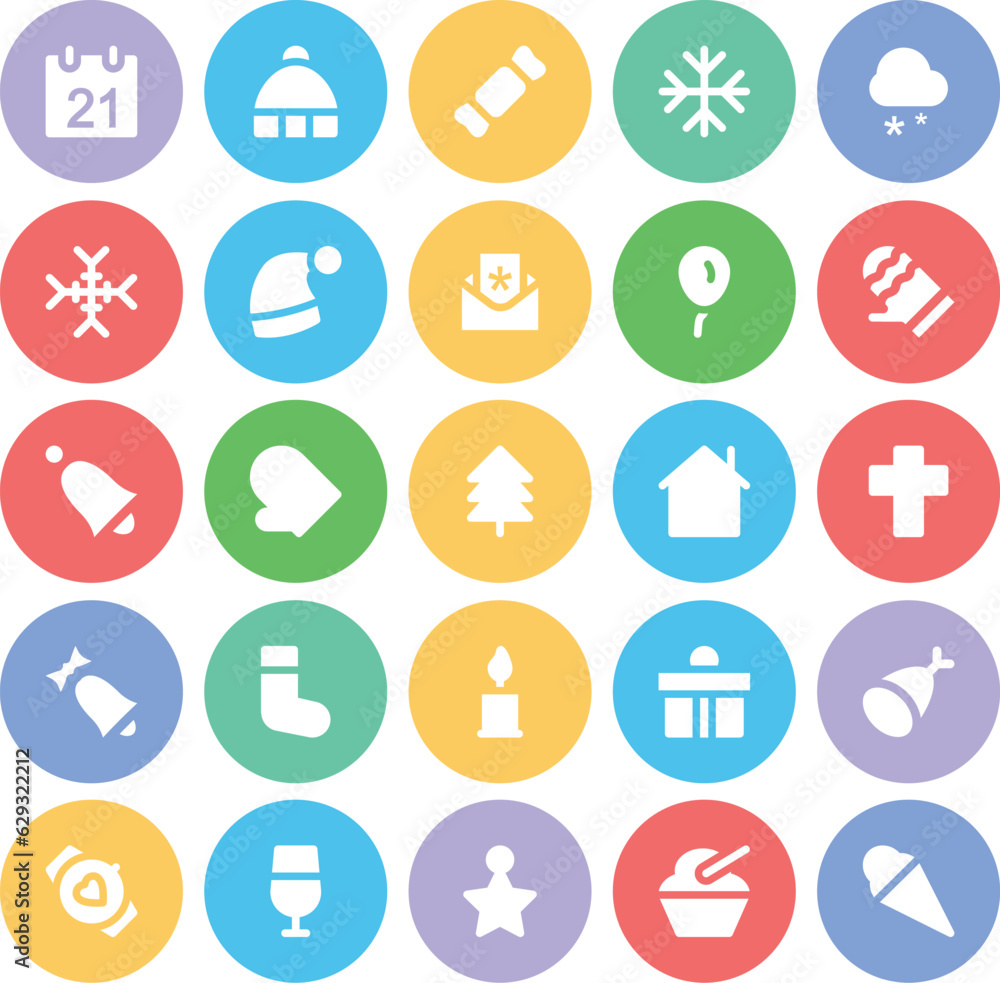 Collection of Christmas Bold Line Icons
Collection of Christmas Bold Line Icons