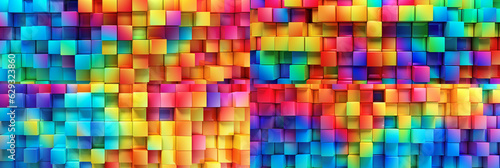 colorful cubes  web headers banners. 10 3ratio  Meticulously arranged  these beautiful shades of gentle pastel color gradients are perfect for web headers  banners  backgrounds  and panoramic banners.