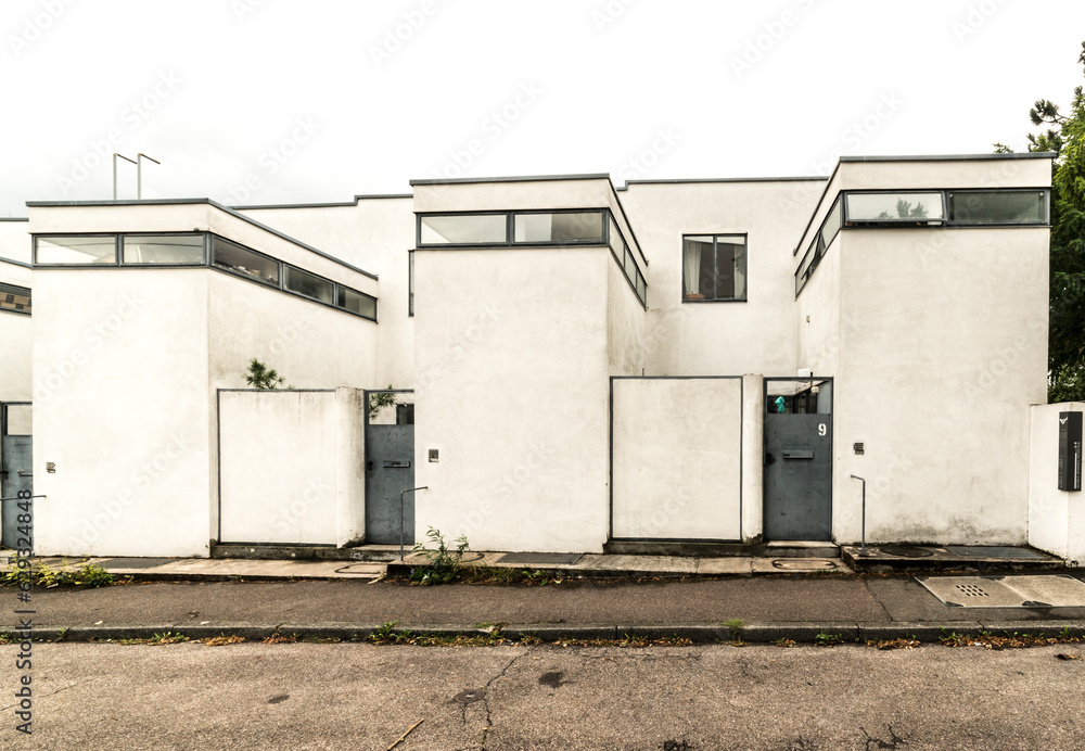 Weltkulturerbe Weissenhofsiedlung, Stuttgart, Haus von J. J. P. Oud Weltkulturerbe Weissenhofsiedlung, Stuttgart, Haus von J. J. P. Oud
