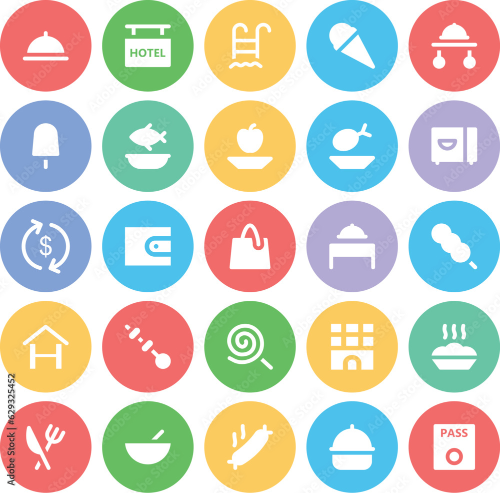 Collection of Hotel Services Bold Line Icons
Collection of Hotel Services Bold Line Icons