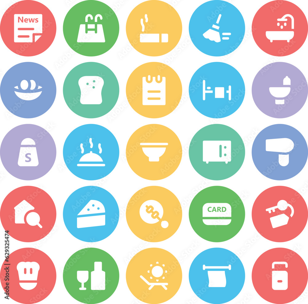 Collection of Trendy Bold Line Icons
Collection of Trendy Bold Line Icons