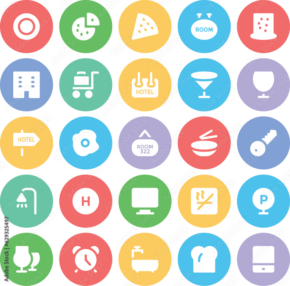 Collection of Motel Bold Line Icons
Collection of Motel Bold Line Icons