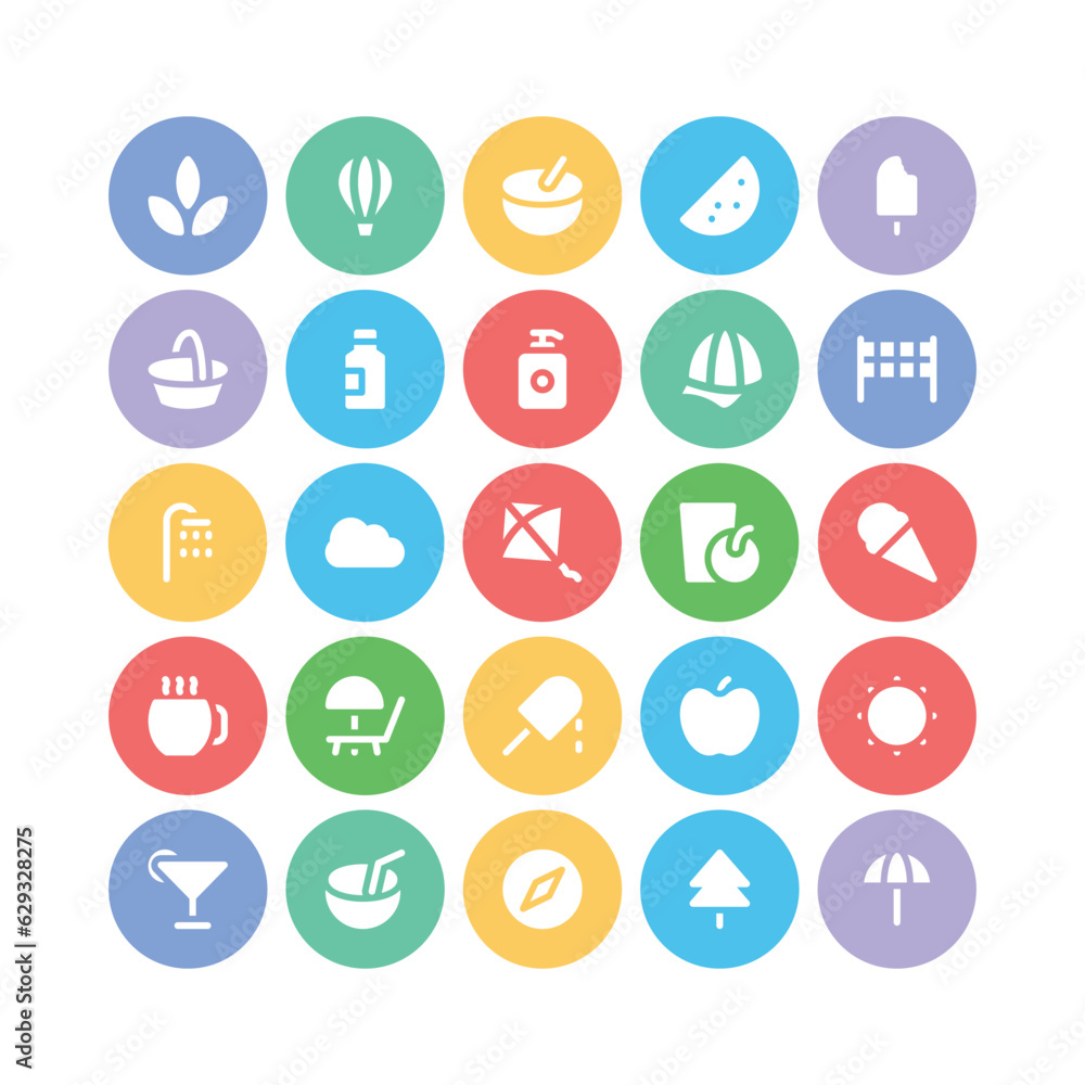 Set of Summer Vacation Bold Line Icons
Set of Summer Vacation Bold Line Icons
