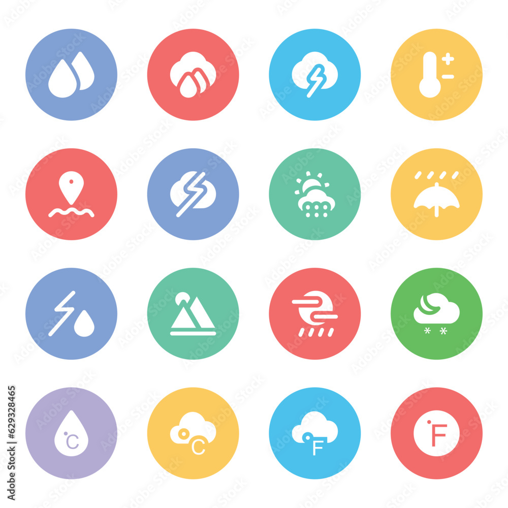 Pack of Forecast Bold Line Icons
Pack of Forecast Bold Line Icons