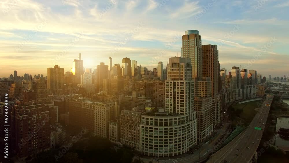 Cityscape of urban metropolis skyline buildings Cityscape of urban metropolis skyline buildings