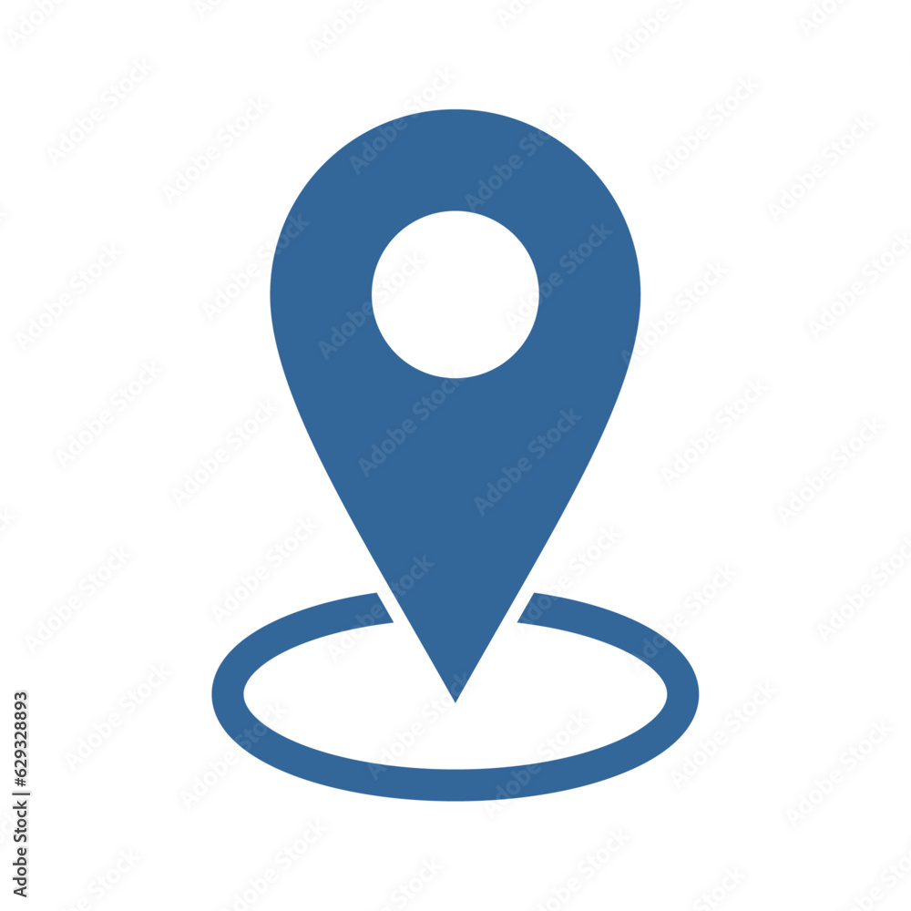 Vector graphic of the location symbol Vector graphic of the location symbol