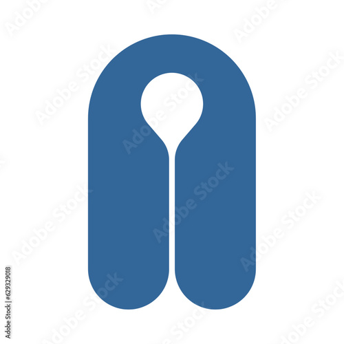 Vector graphic of lifejacket symbol photo
