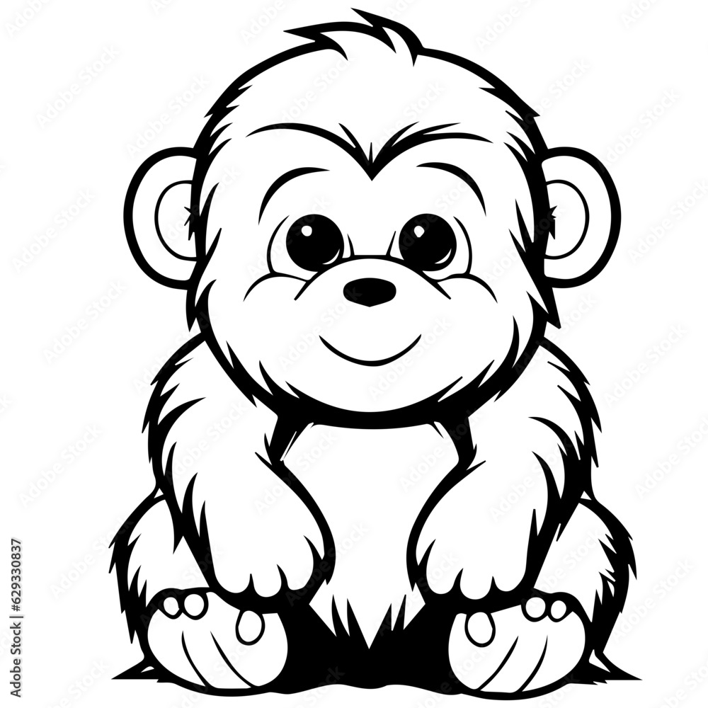 gorilla cartoon characters vector illustration gorilla cartoon characters vector illustration