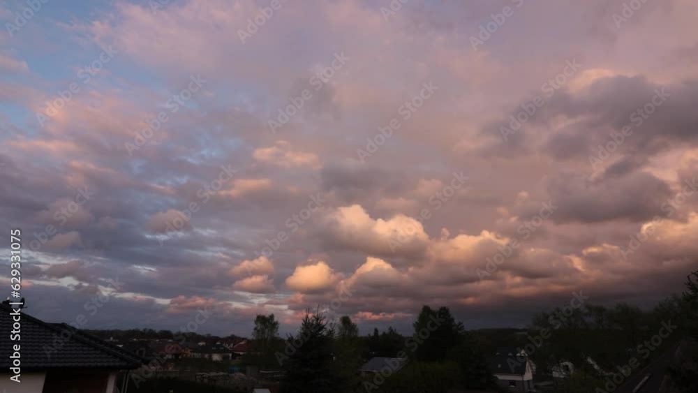beautiful sunset in poland beautiful sunset in poland